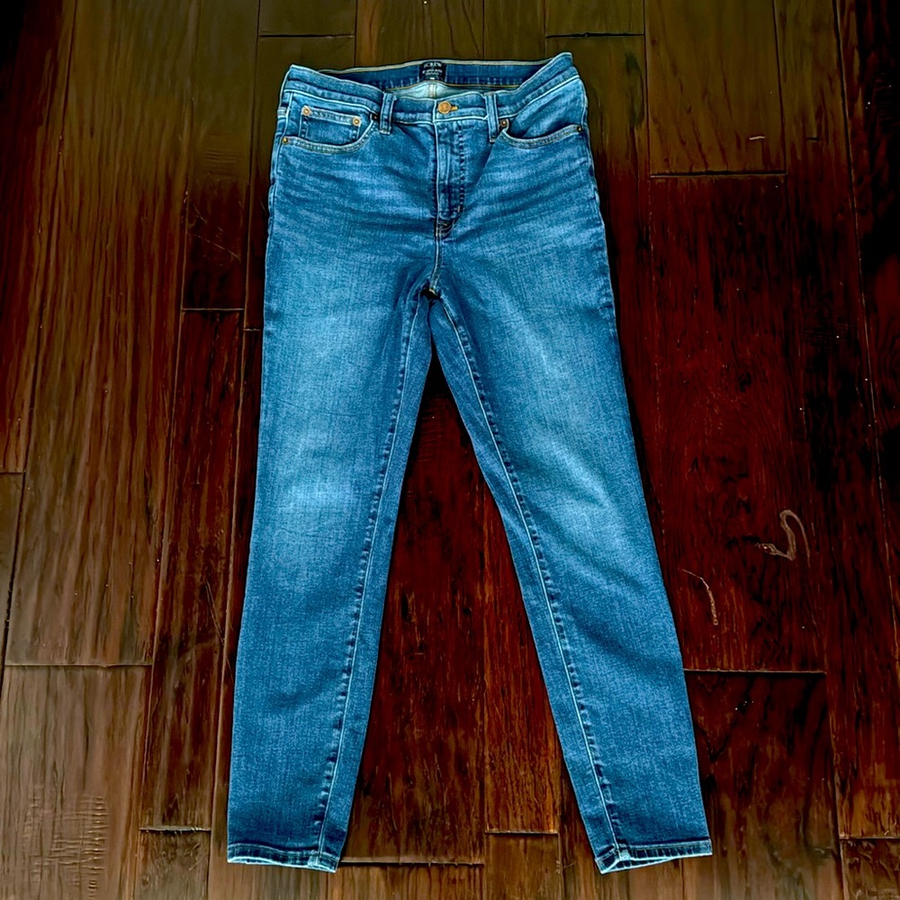 J Crew 9” Mid Rise Skinny Jean